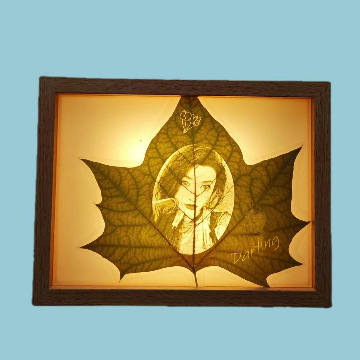 Leaf Carving Art, Personalized Pet Art