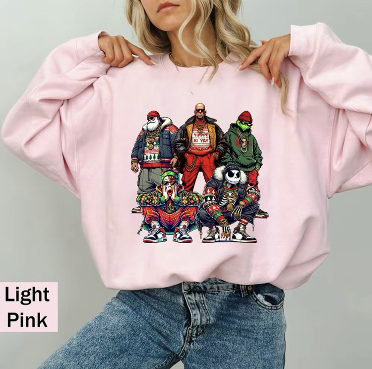 Christmas Movie Character Sweatshirt(Customized Title)