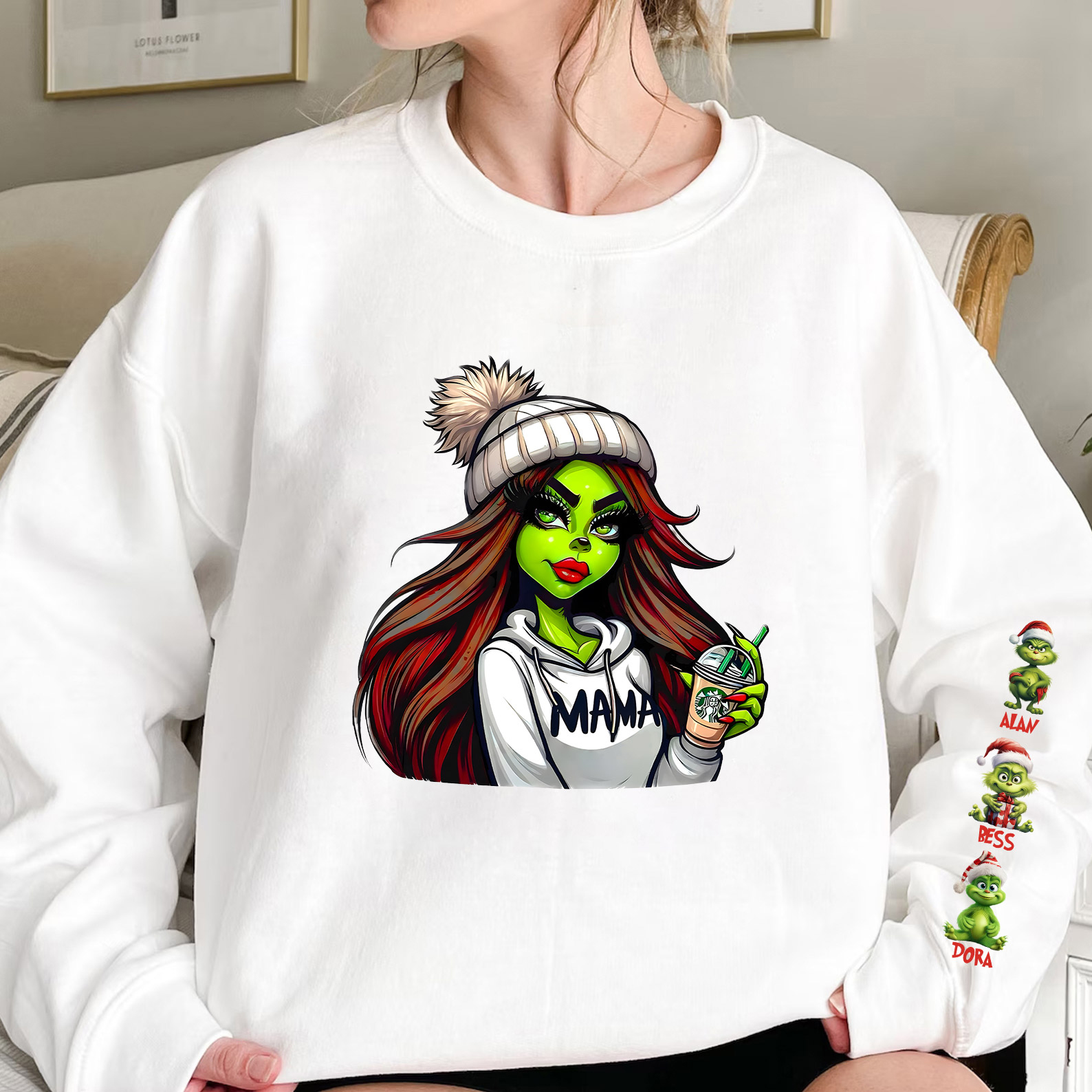 Custom Christmas Movie Characters Mama T-Shirt/Sweatshirt/Hoodie