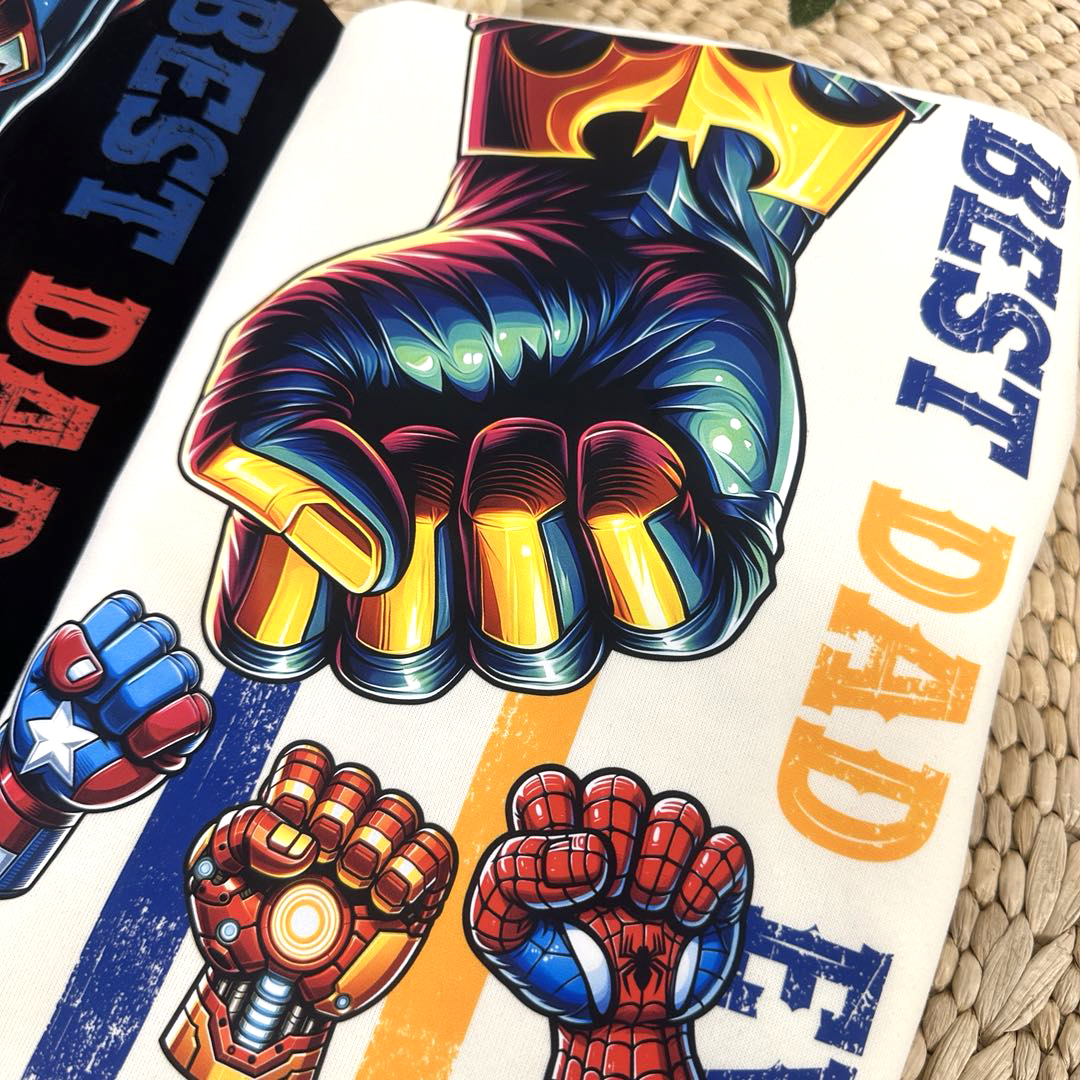 50% OFF🦸Custom Best Dad Ever T-shirt/Crewneck/Hoodie For Dad