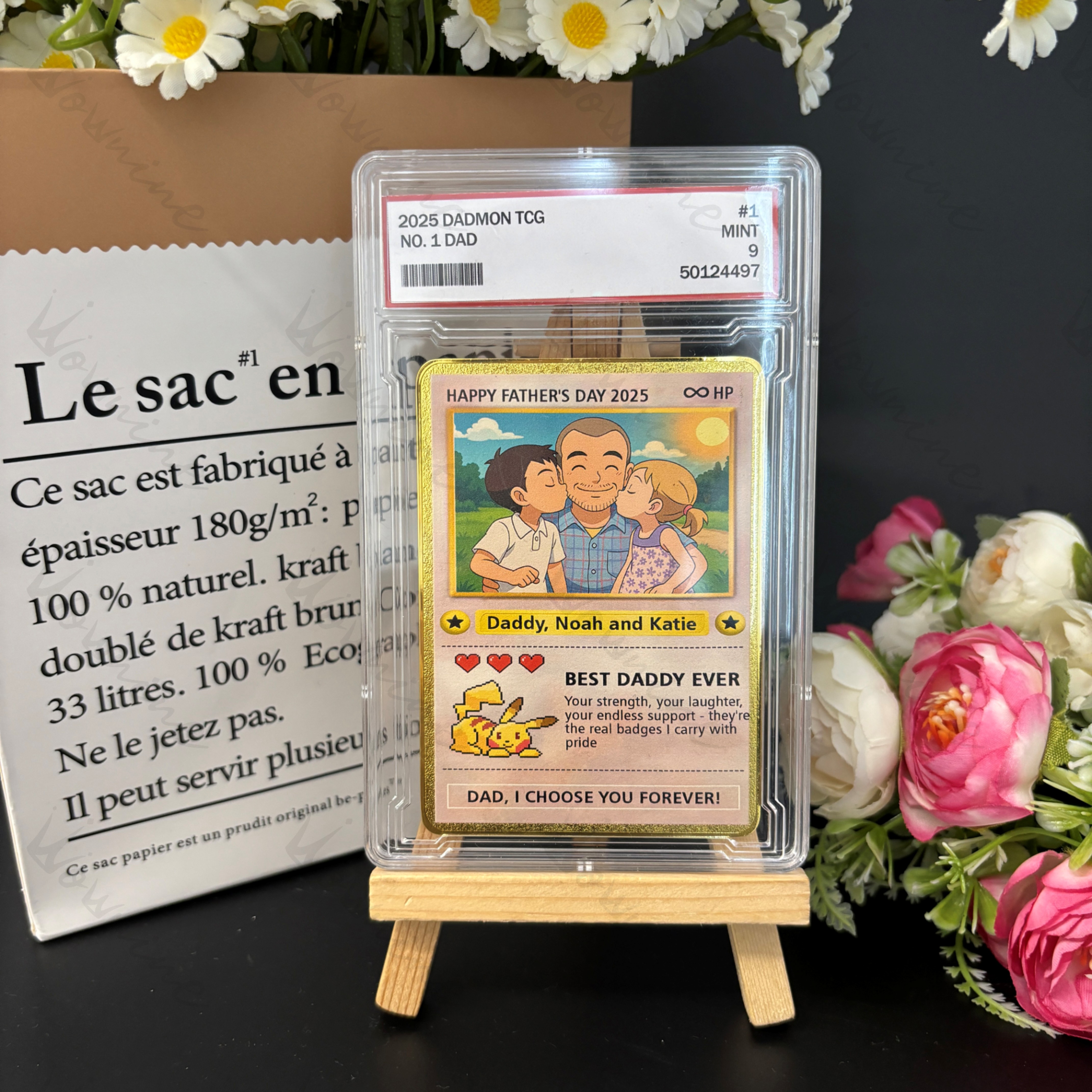 Custom Anime Photo Father's Day Card