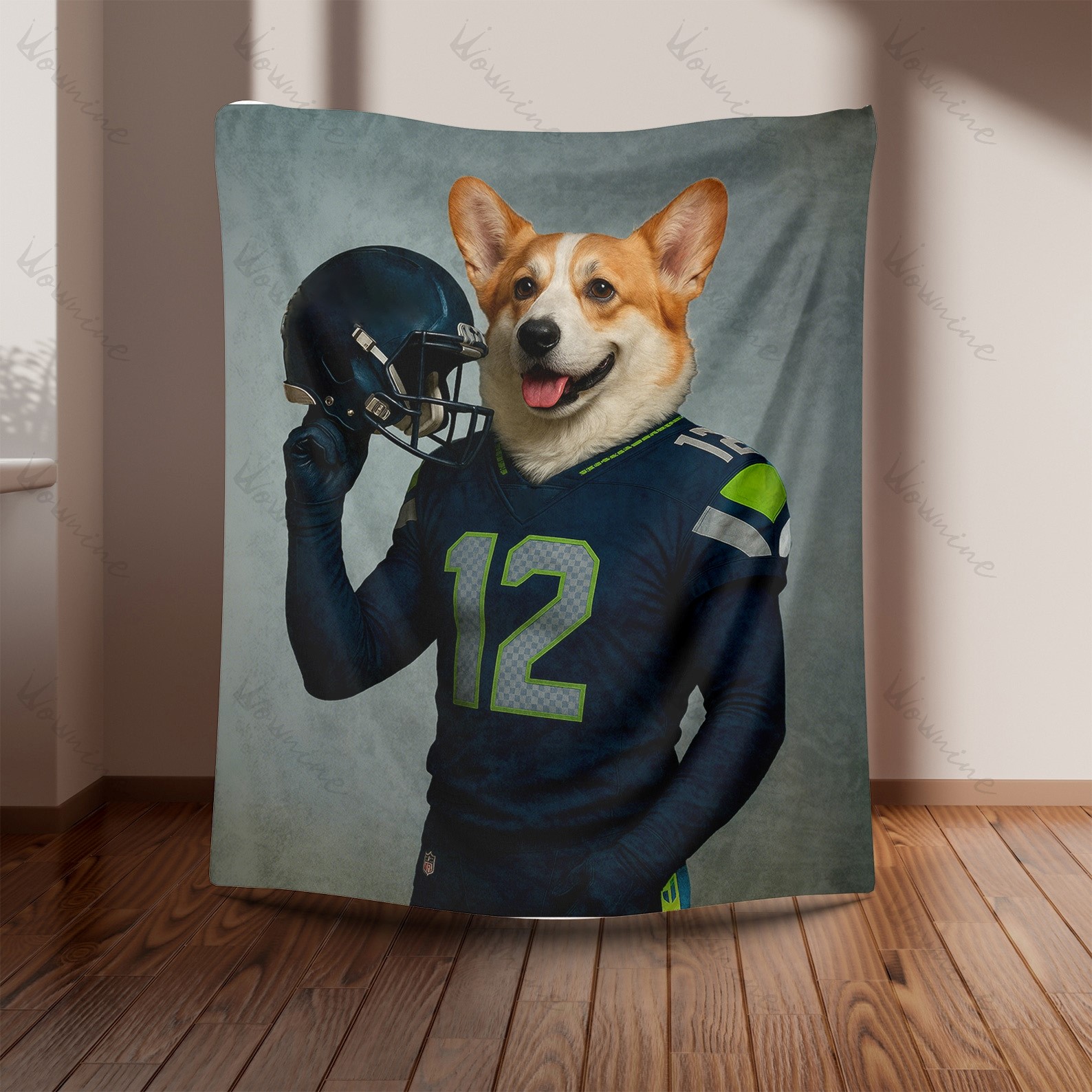 Custom Pet Art Portraits Blanket