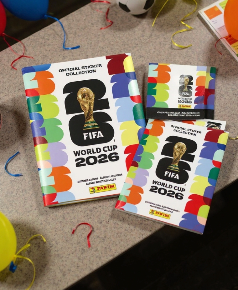 Official World Cup 2026 Sticker Collection – Album & Sticker Packets | USA/Canada/Mexico 48-Team Edition