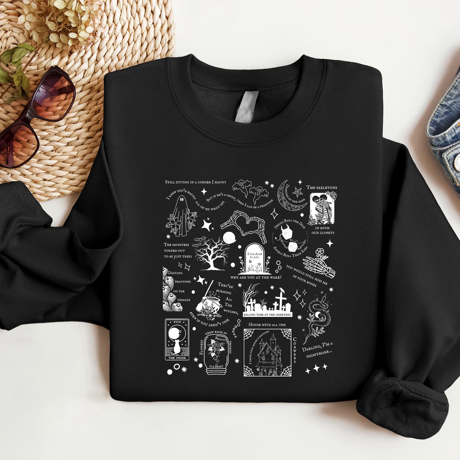 Halloween Lyrics Motivational Sweatshirt