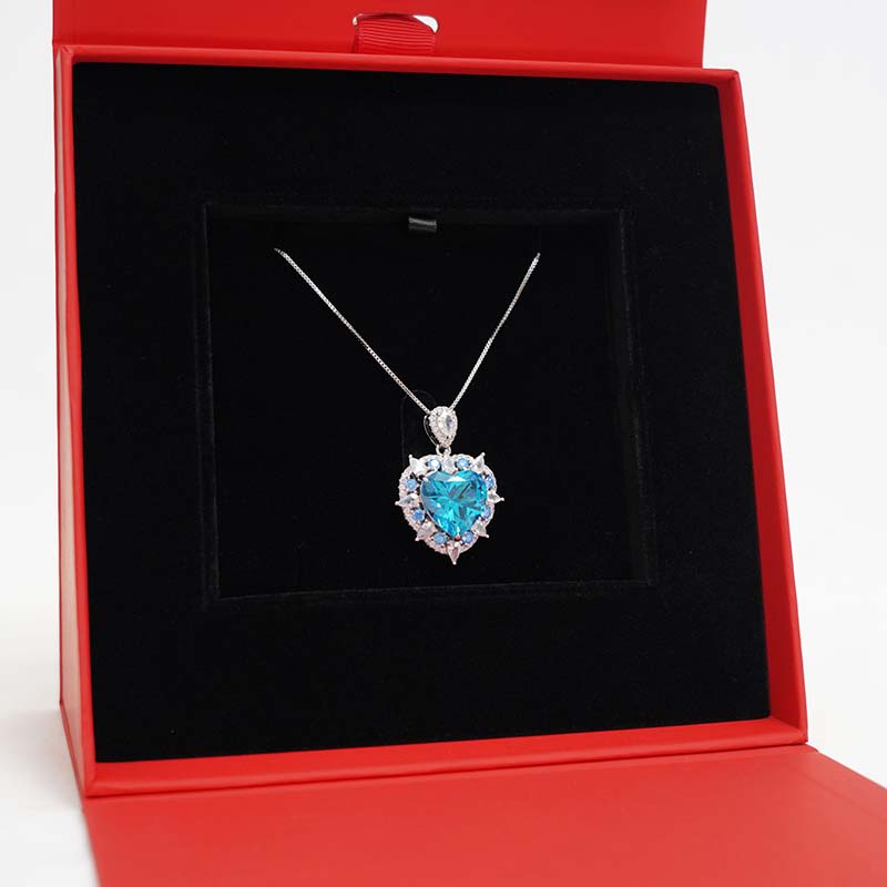 Aquamarine Heart Set - Eternal Love