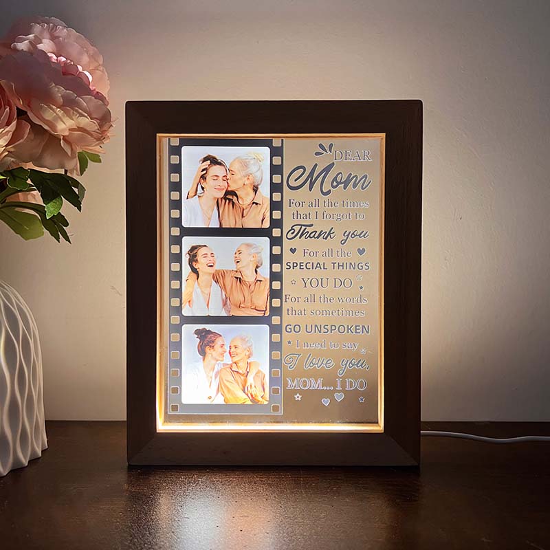 I Promise To Love You For The Rest Of Mine - Personalized Acrylic Photo Plaque