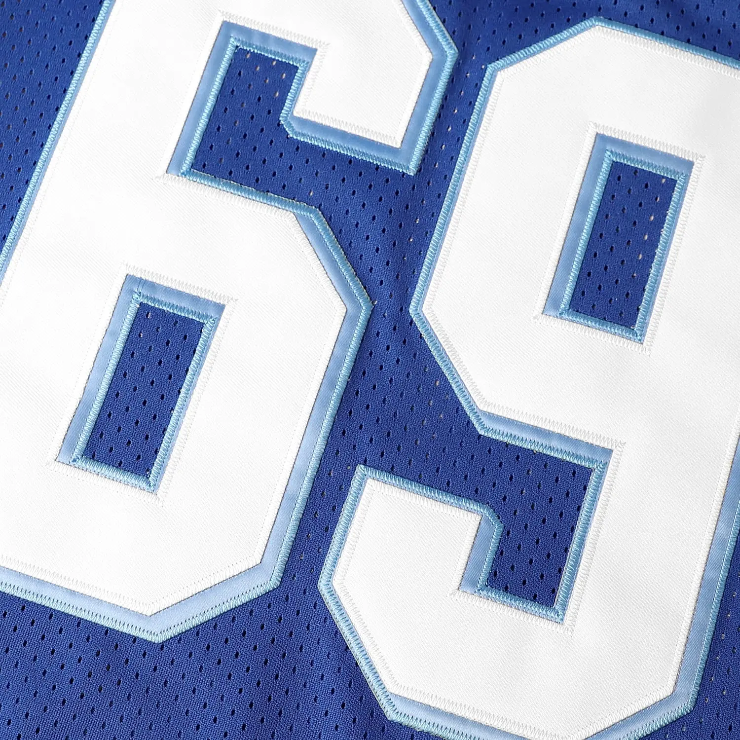 Retro Billy Bob #69 Texas Football Jersey - Classic Movie Sports Mesh Jersey Blue