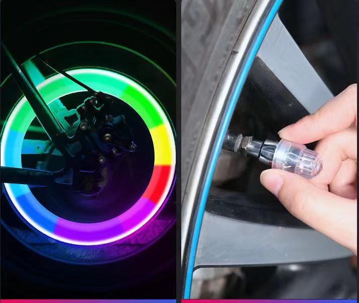 LED flash car bike electric motorcycle valve flash lights