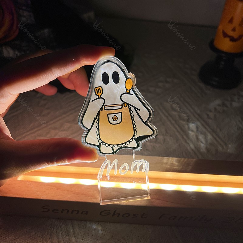 Custom Ghost Family Light Decor