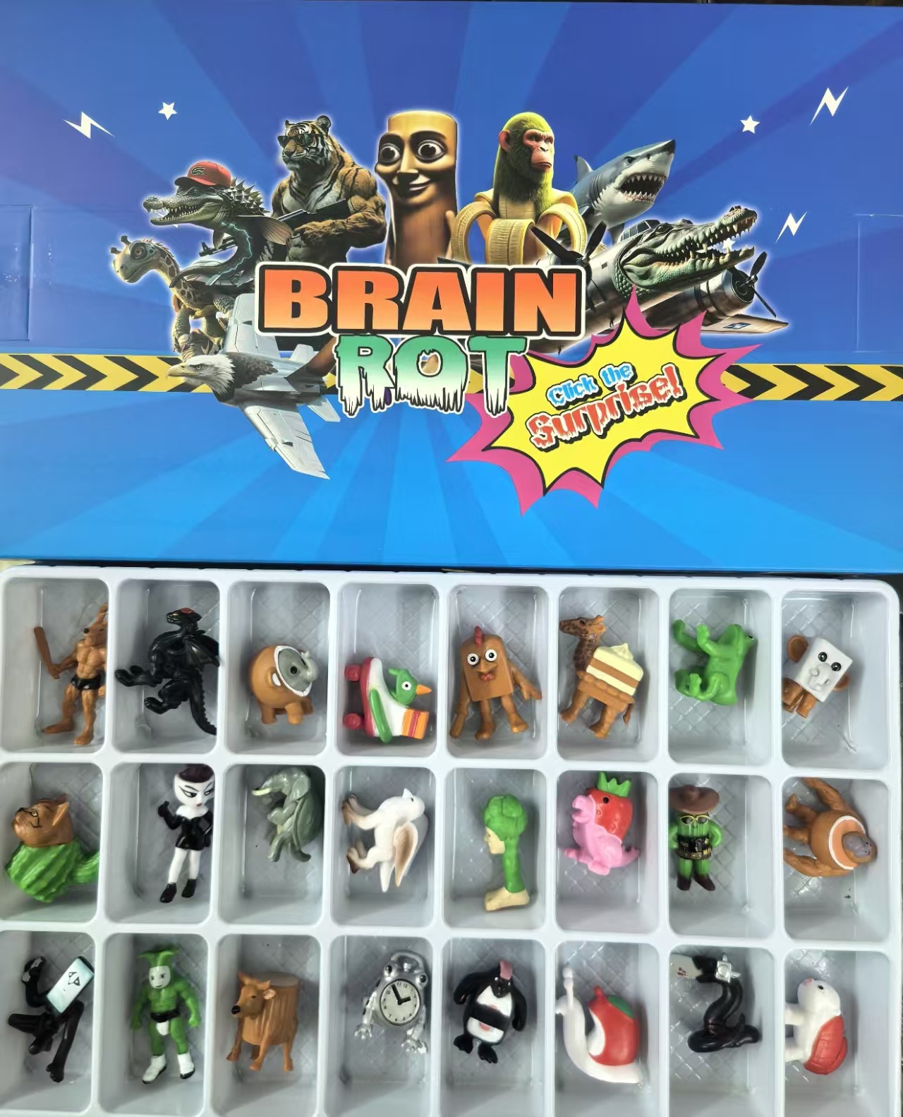 24-Piece Christmas Box Set Tung-Tung-Tung Sahur Figures