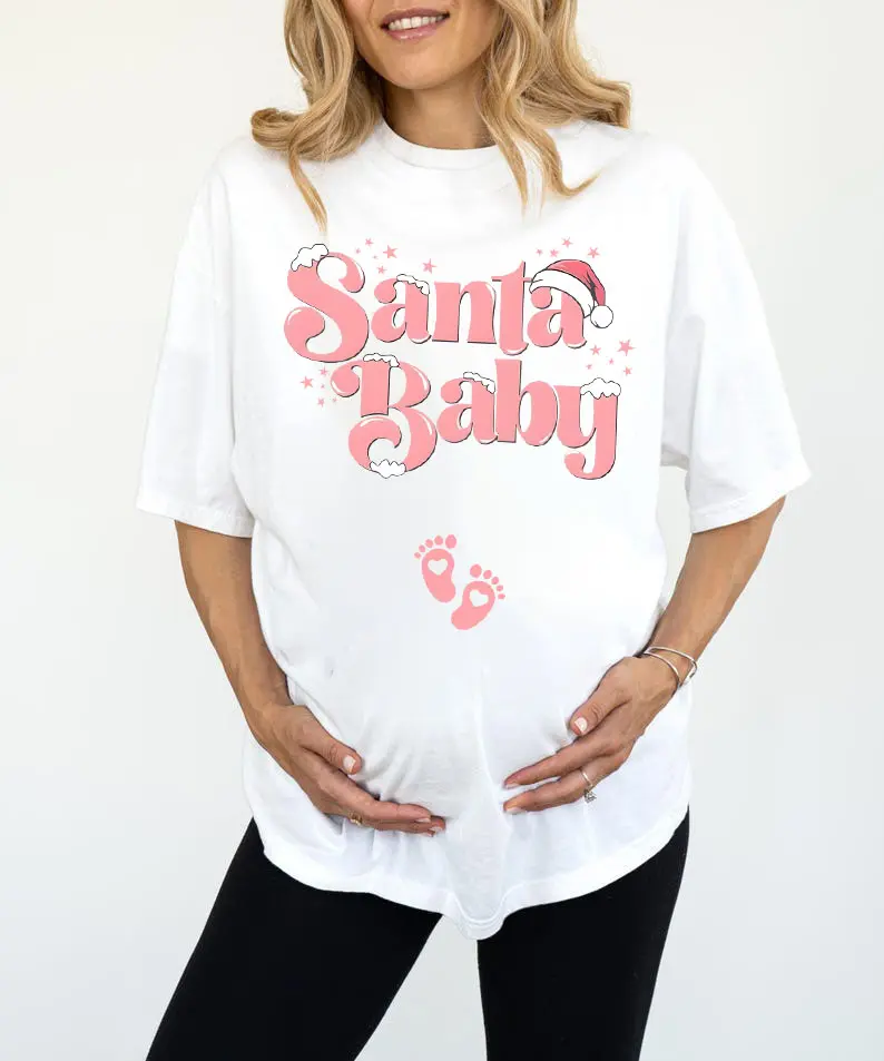 Santa Baby Pink Shirt