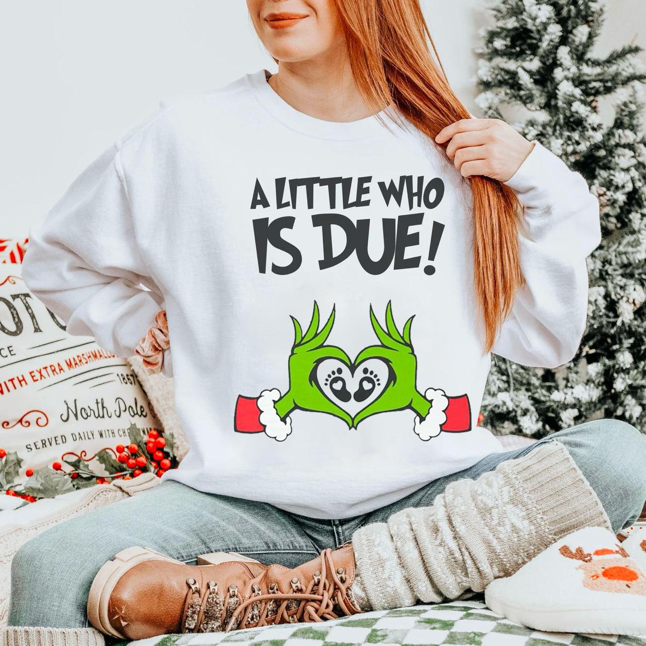 Christmas Pregnancy Sweatshirt