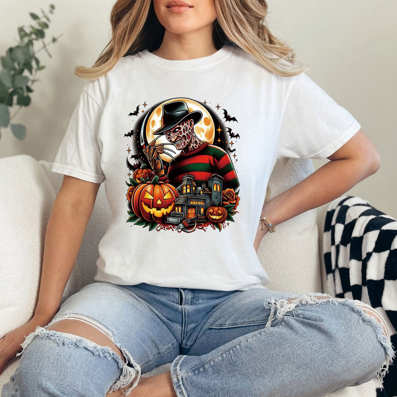 Horror Halloween sublimation Shirt