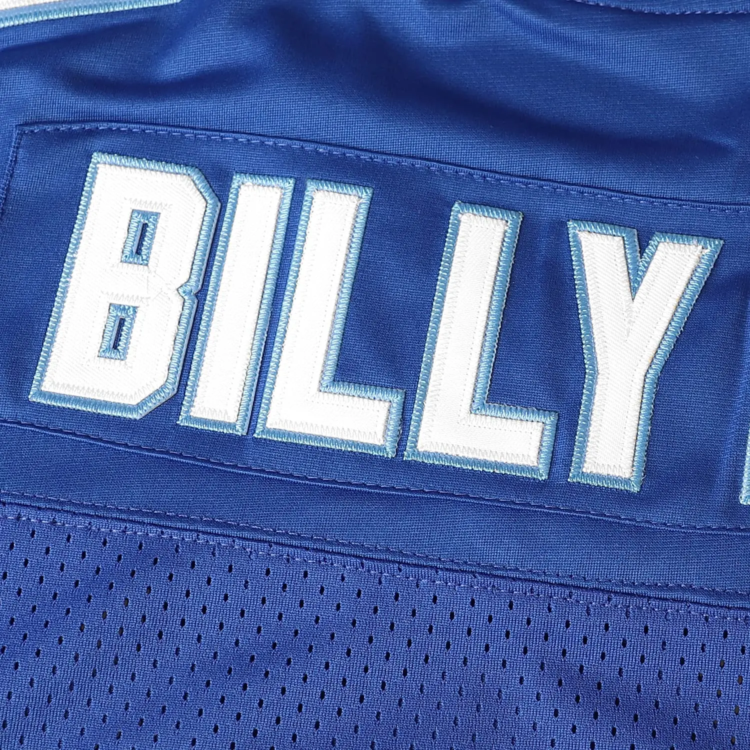 Retro Billy Bob #69 Texas Football Jersey - Classic Movie Sports Mesh Jersey Blue