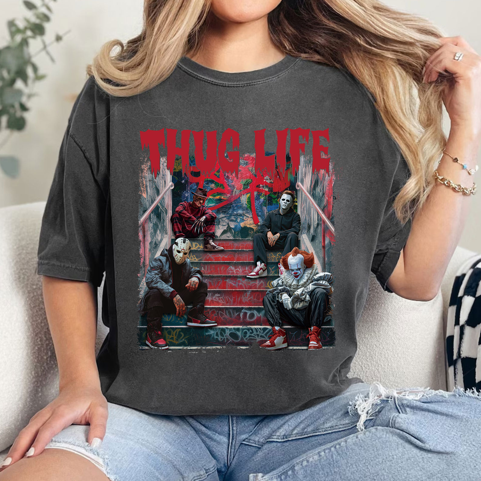 Thug Life Horror Movie Shirt