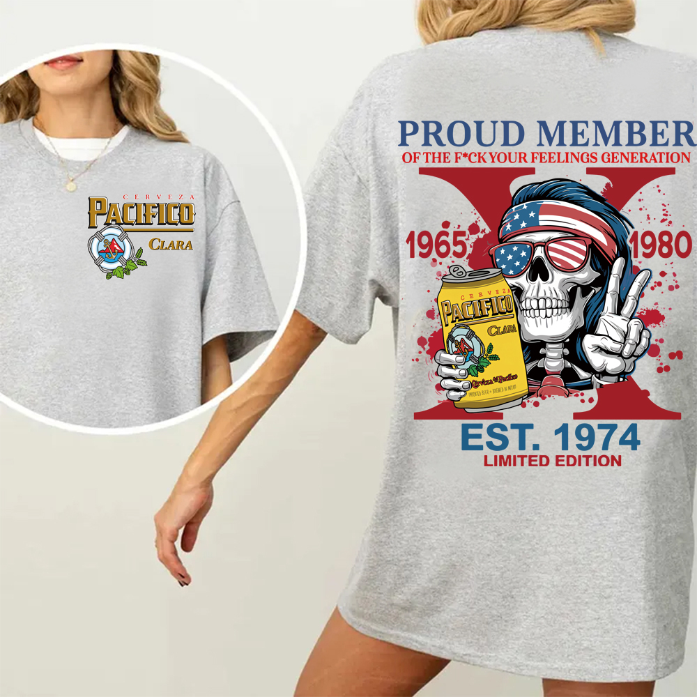 Customized Skeleton Drink Lover T-shirt