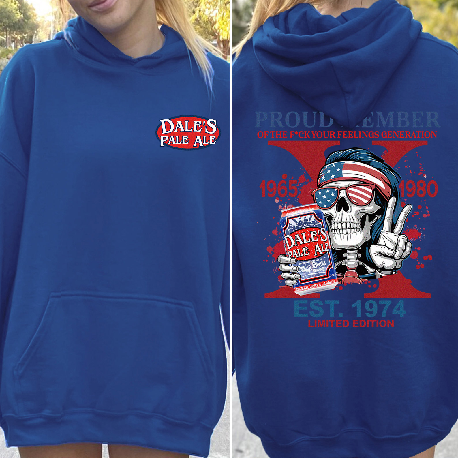 Customized Skeleton Drink Lover Hoodie