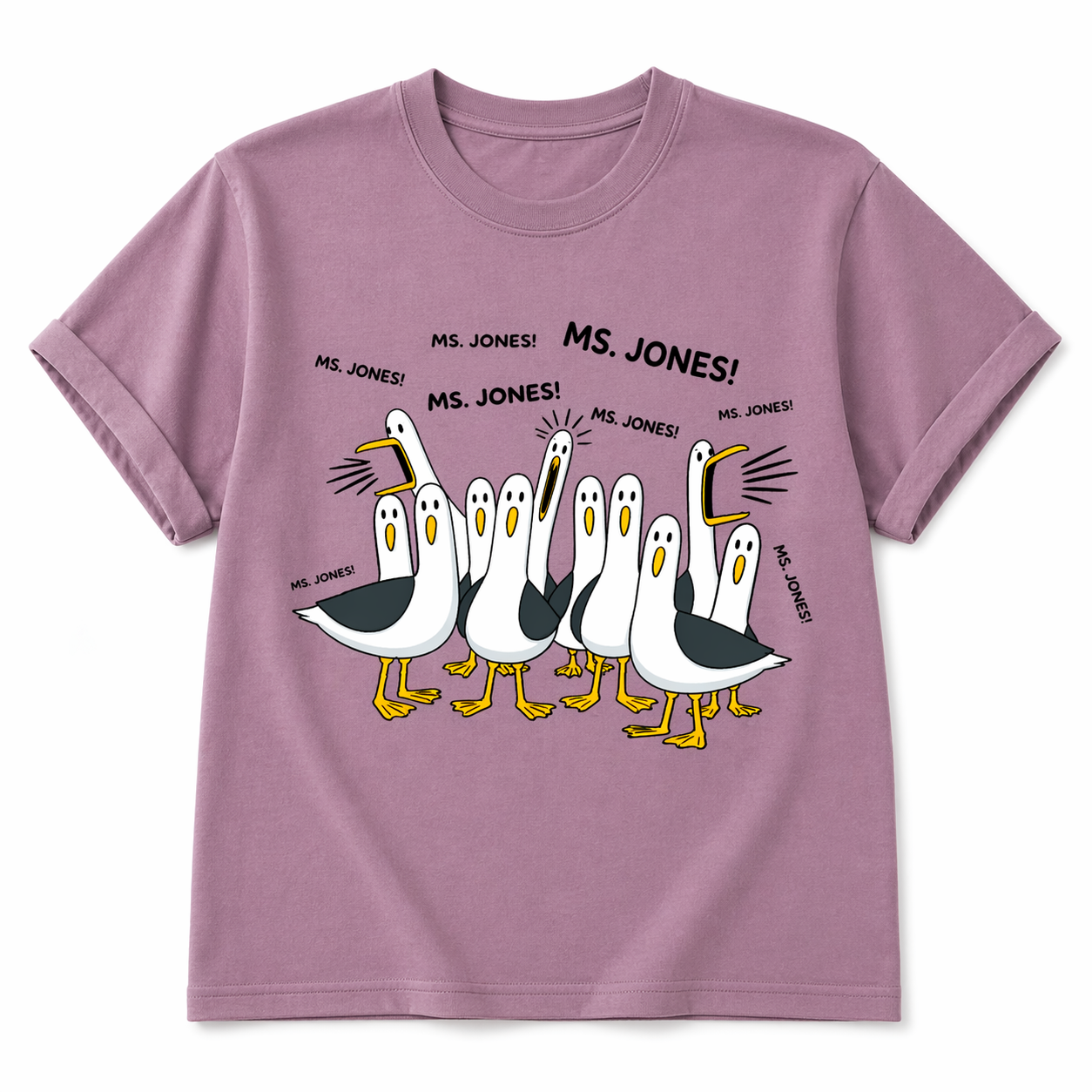 Custom Seagull Teacher Shirt – Personalized Funny Teacher Appreciation Tee