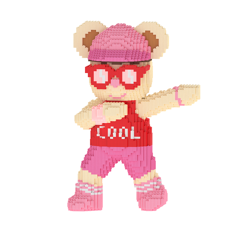 Cool bear Toy Bear Building Blocks Kit