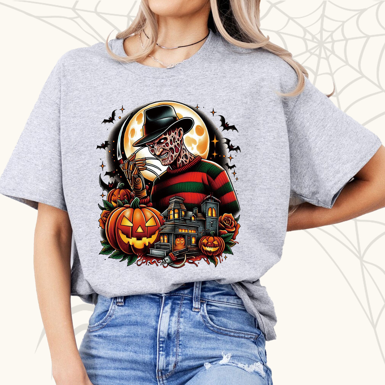 Horror Halloween sublimation Shirt