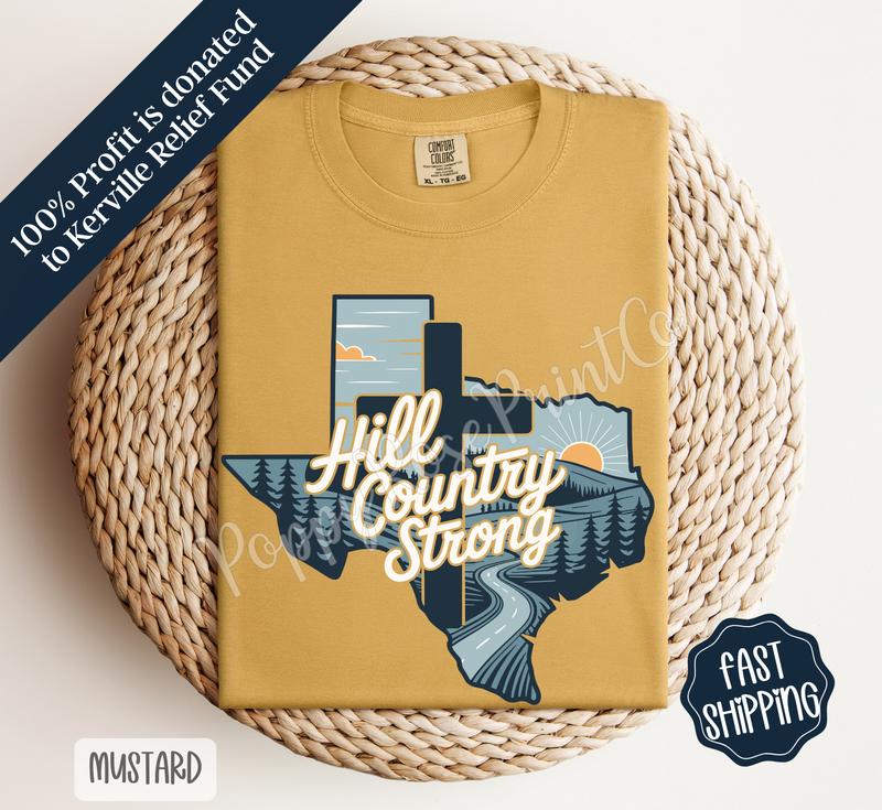 “Hill Country Strong” Texas Charity Tee