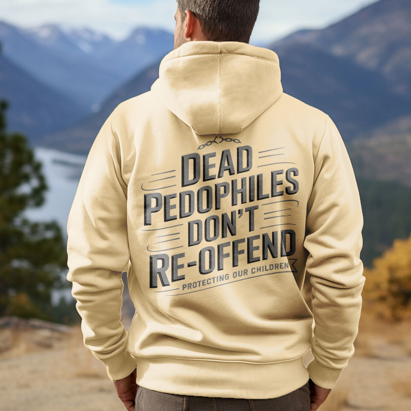 Justice Prevails: No Place for Predators Hoodie