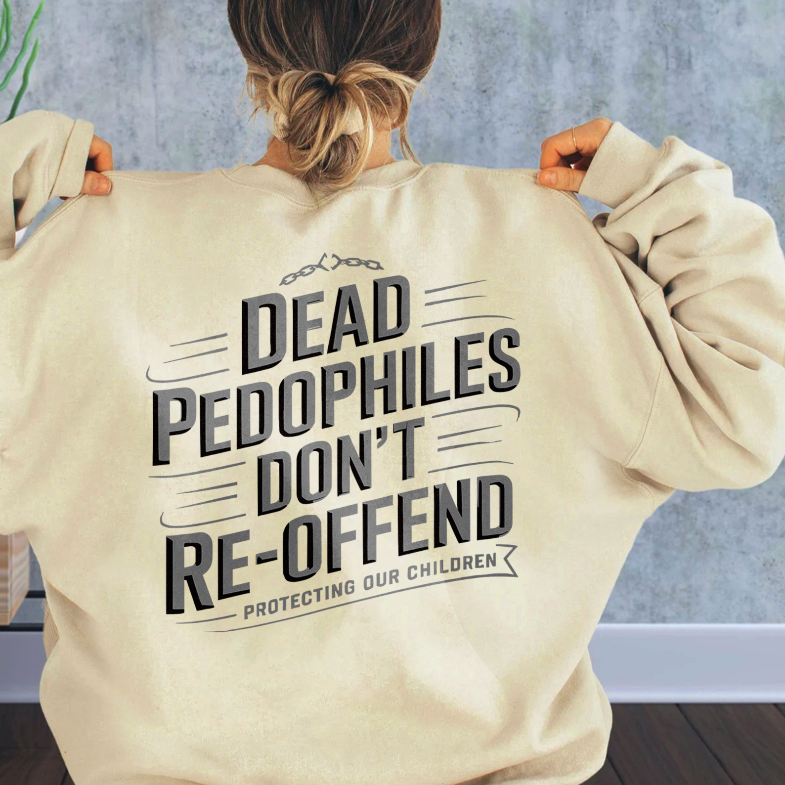 Justice Prevails: No Place for Predators Hoodie