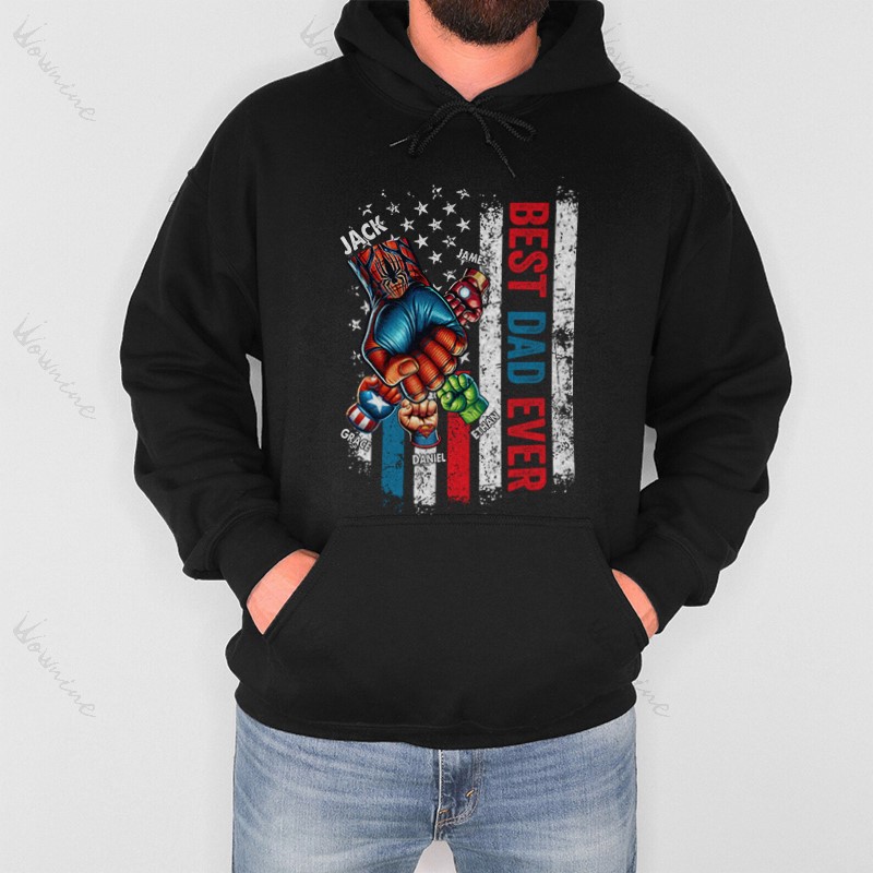 Custom The Best Dads Ever Patterns T-Shirt/Crewneck/Hoodie