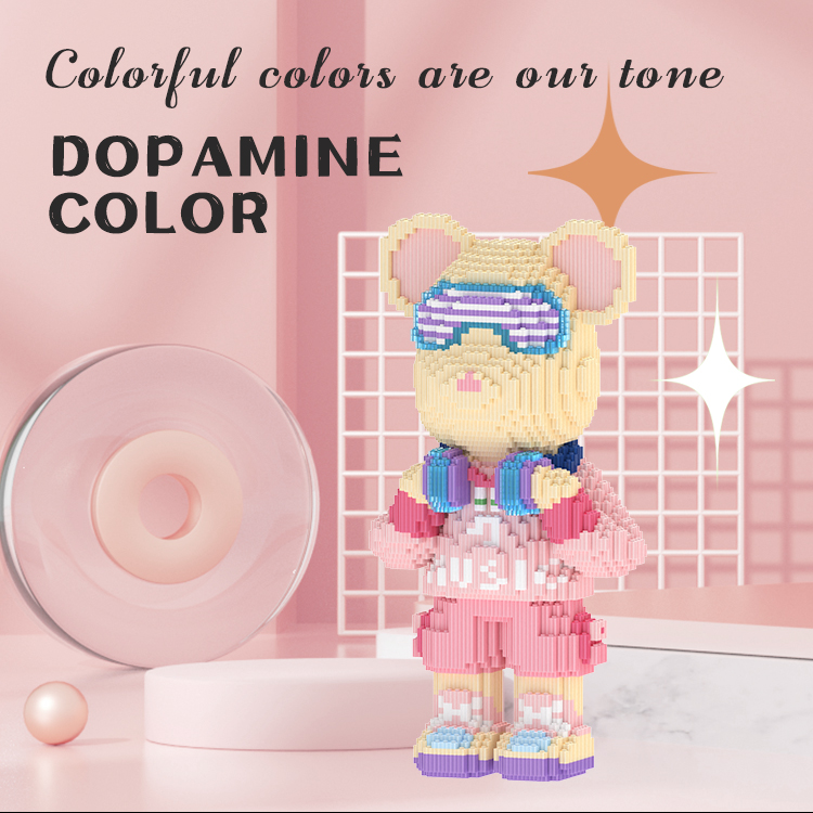 Beetle Toy Bear Building Blocks Kit