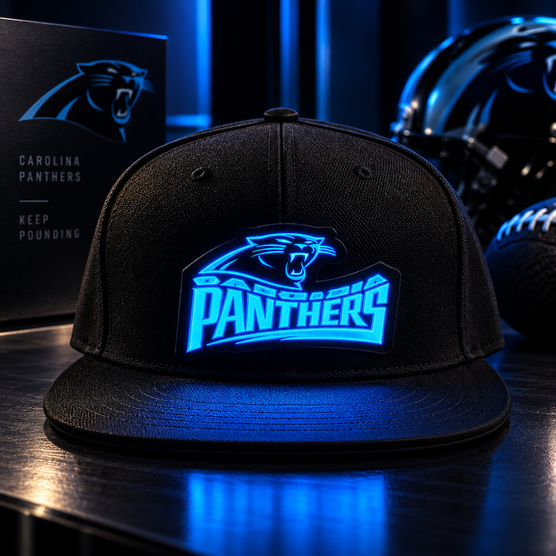 Football Fan LED Light-Up Snapback Cap