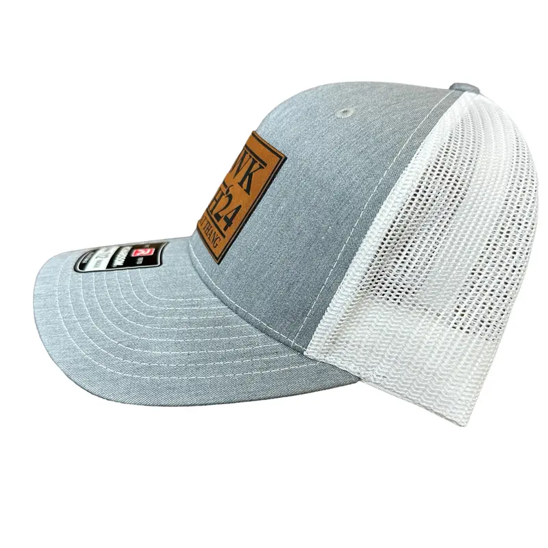 Hawk Tuah Spit on That Thang 2024 Trucker Hat Premium Leatherette Patch on Richardson 112 Trucker Hat Funny Hat GenX Hat Adult Hat Best Selling Hat