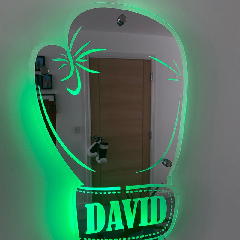 Personalized Cool LED Mirror Lights For Rugby Lovers