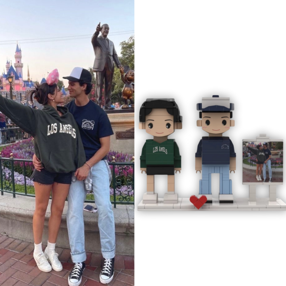 Custom Brick Figure with Photo, Creative and Personalized Gift for Your Partner