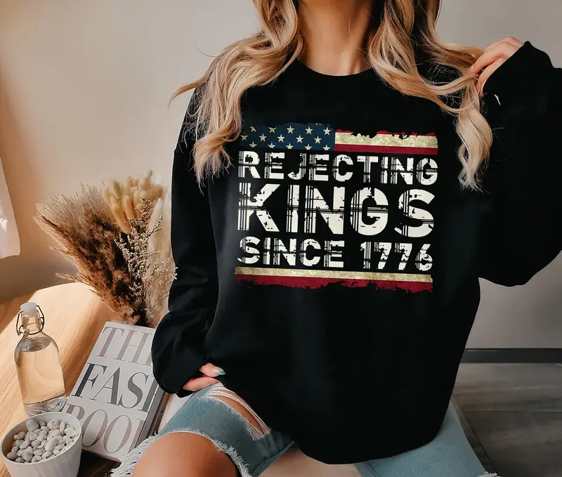 “1776 Anti - Monarchy” American Freedom Spirit Tee | Patriotic History Shirt