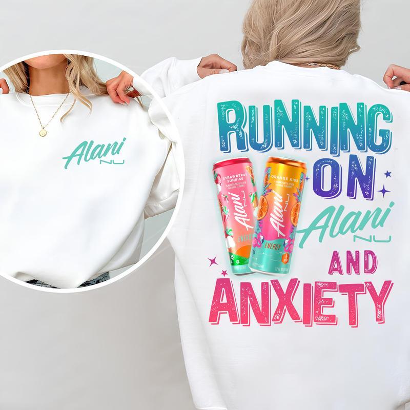 “Chaotic Hustle” Alani & Anxiety Meme Sweatshirt