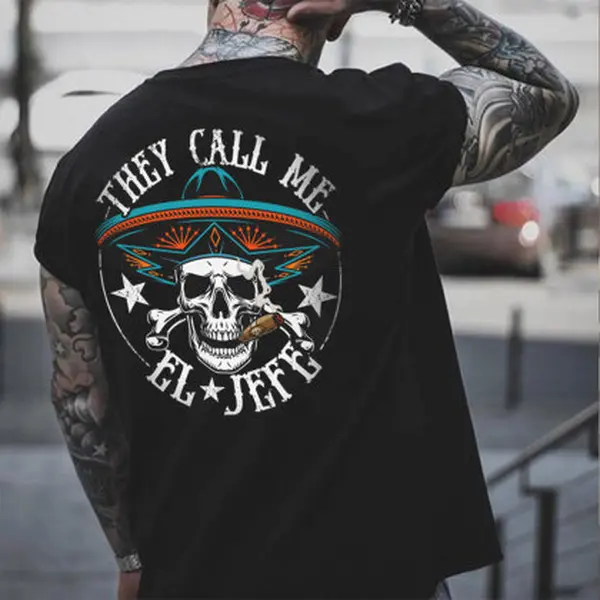 “Hardcore West” El Jefe Skull Rebel Tee