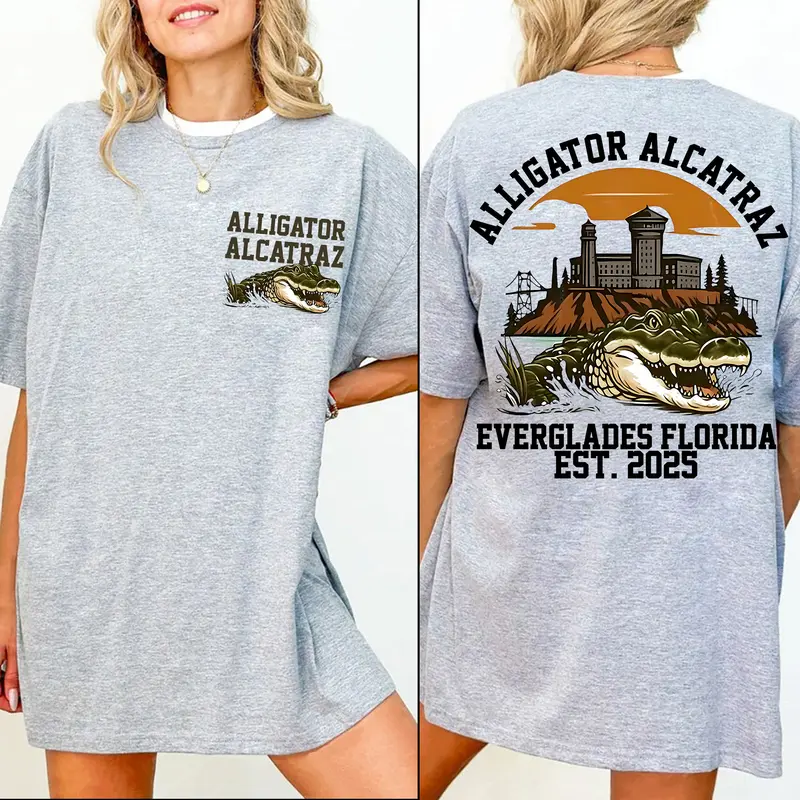 “Florida Wild Pride” Alligator Alcatraz Everglades Tee