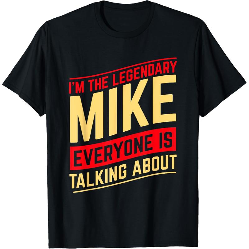 “Mike Legend Vibe” Name - Game Fun Graphic Tee