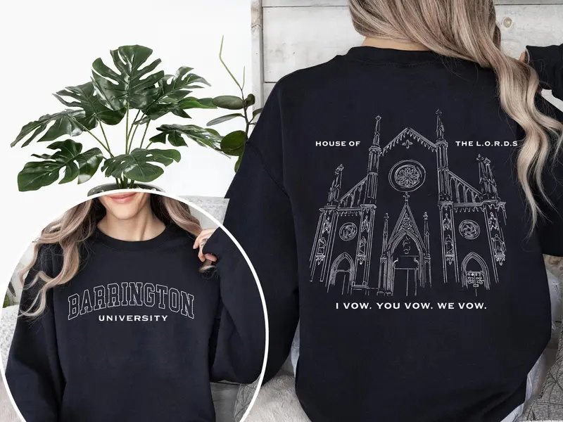 “Barrington Pride” Dual - Graphic Campus Sweatshirt