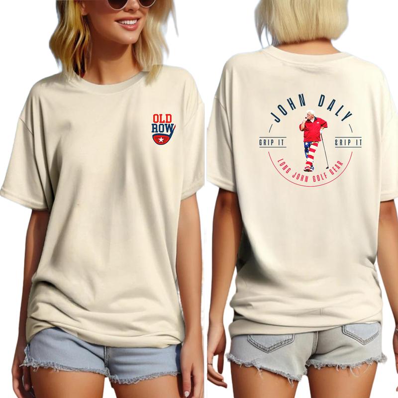 “Golf Legend Tribute” John Daly Graphic Tee