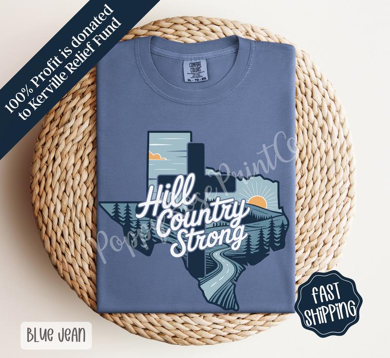 “Hill Country Strong” Texas Charity Tee