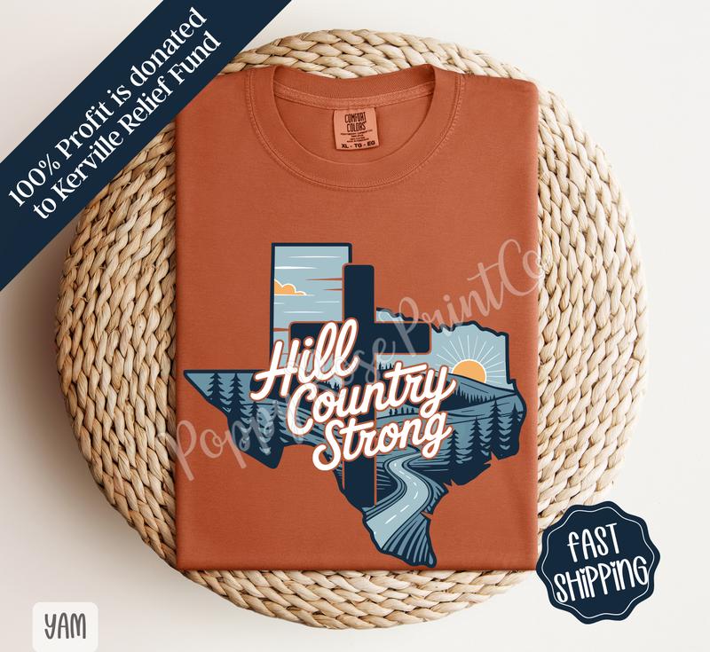 “Hill Country Strong” Texas Charity Tee