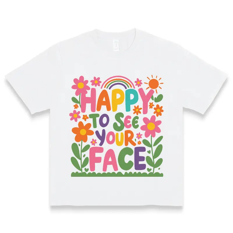 “Kindness Bloom” Happy to See Your Face Tee