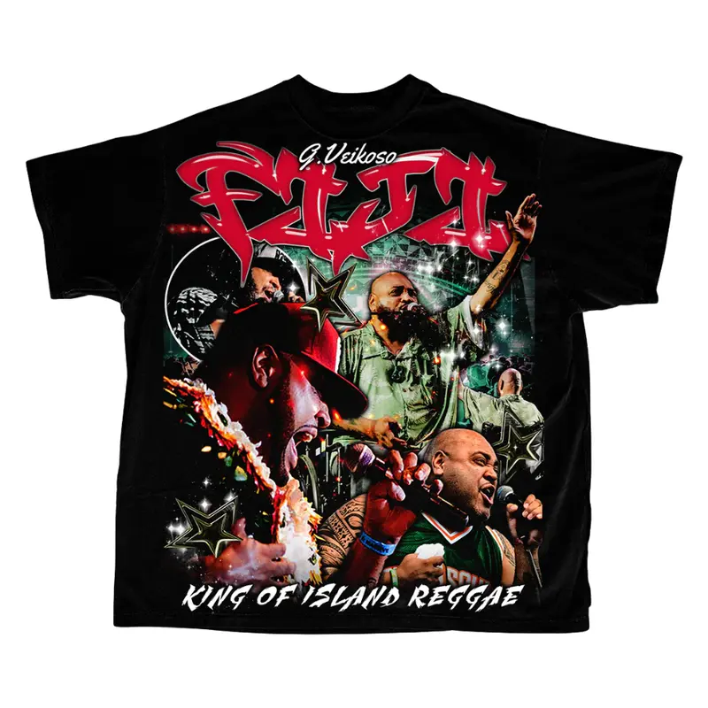 “Fiji Reggae King” Island Reggae Tee