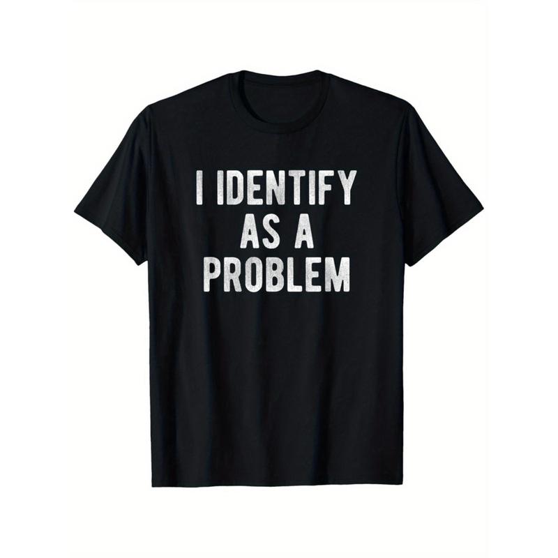 “I IDENTIFY AS A PROBLEM” Rebel Graphic Tee
