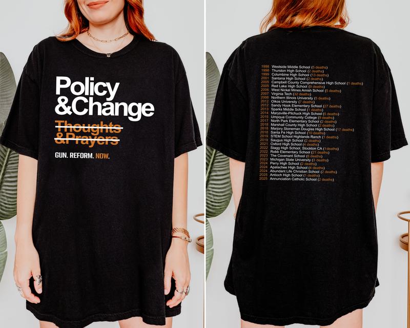“Gun Reform Now” Social Advocacy T - Shirt