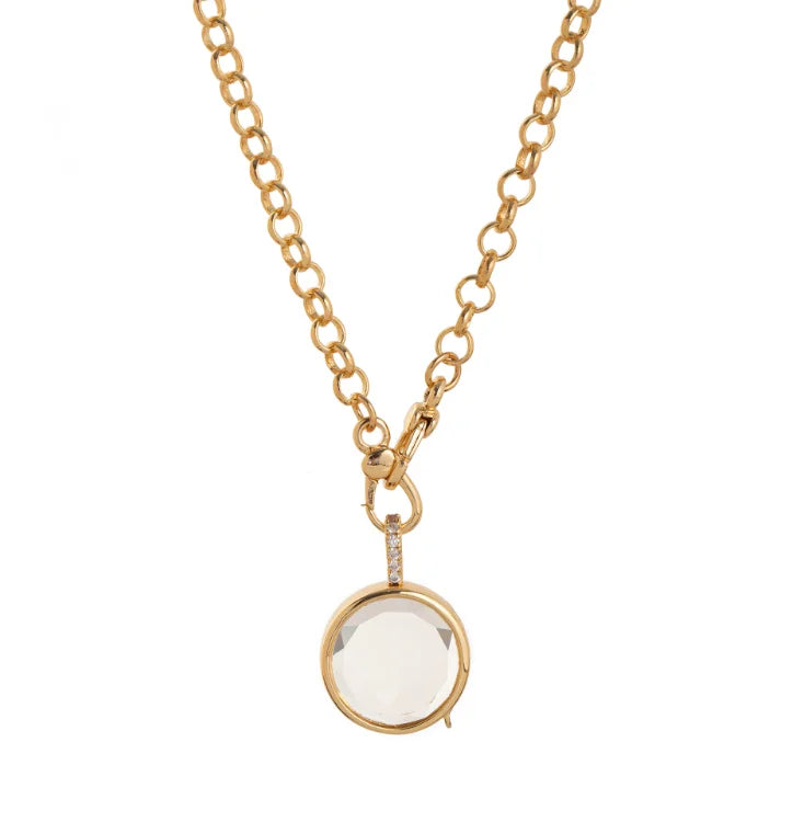 Custom Openable DIY Locket Necklace - Personalized Memory Pendant with Mini Charms for Family & Pet