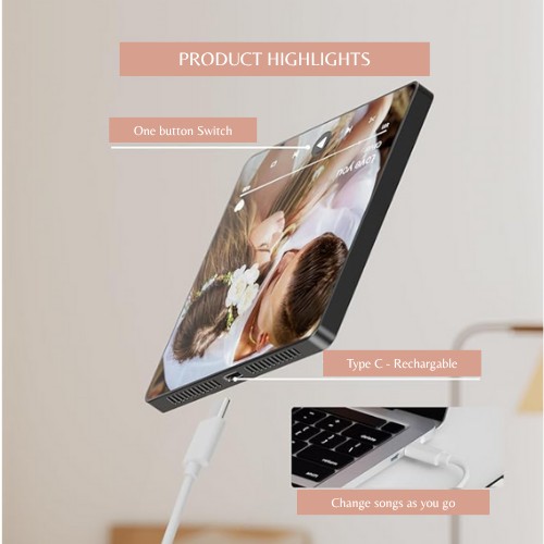 Photo + Song Personalized Magnet