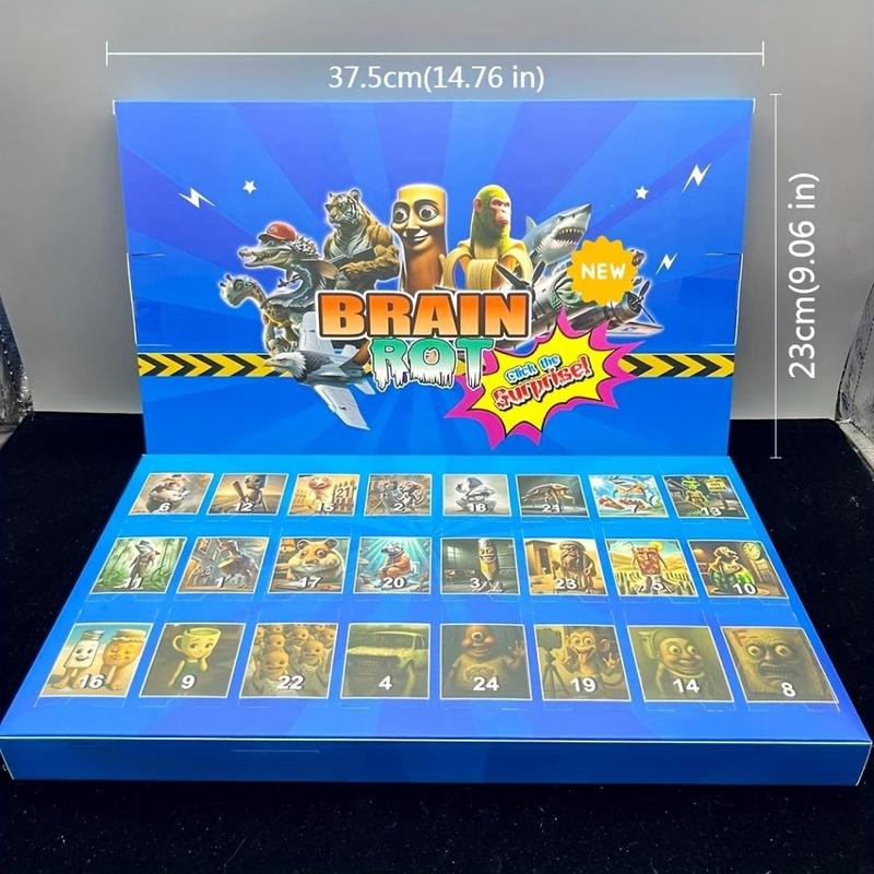 24-Piece Christmas Box Set Tung-Tung-Tung Sahur Figures