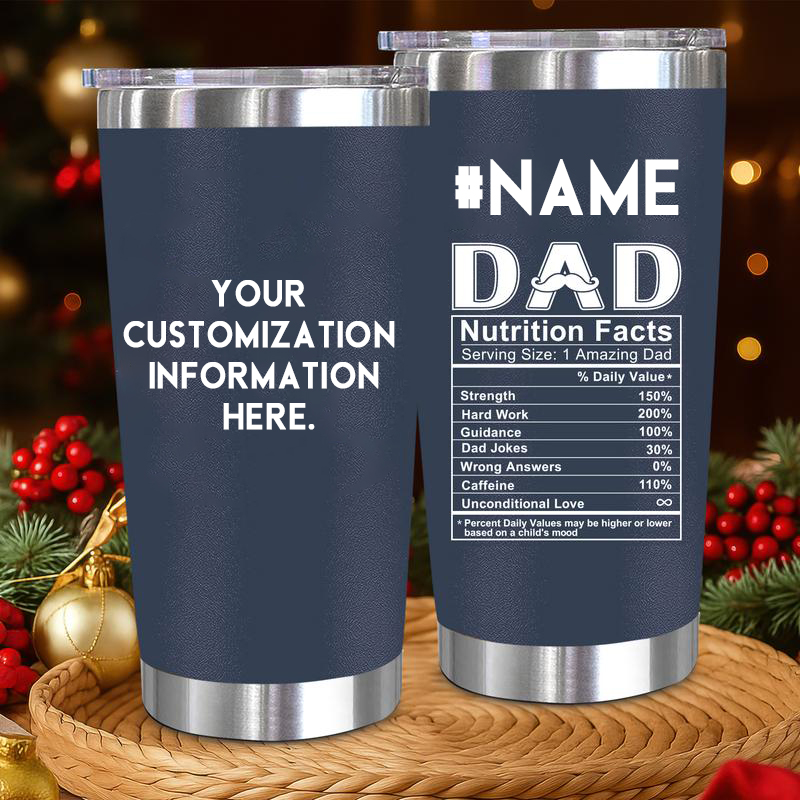 #1 Mom Dad  Funny Custom Tumbler 20oz Cup